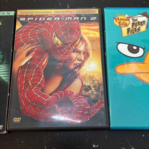 DVD Movie Lot – Harry Potter 2 Spider-Man 2 & Phineas and Ferb The Perry Files - Picture 3 of 13